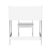 Vente en gros de bureau pour enfants et ensemble de chaises confortables avec rangement Ensemble de bureau et de chaises en bois pour chambre d'étudiant et salle d'étude