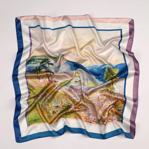 Tela de Satén Personalizada para Bufandas, Impresión a Medida, para Marca Blanca Europea, Israel, Islas, Eventos Corporativos, Publicidad, OEM, ODM - Product Image 1