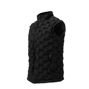 Chaleco Acolchado Sin Mangas para Hombre, Cuello Grueso, Logotipo Personalizado OEM, Relleno de Poliéster, Transpirable, de Secado Rápido, para Invierno - Product Image 3