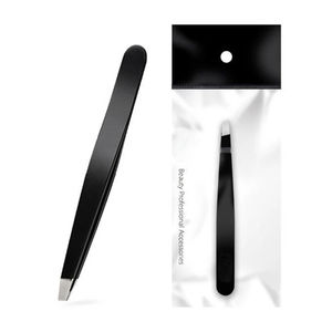 MAHFOOZ INSTRUMENTS 2026 Pince à épiler pour sourcils et cils en acier inoxydable de haute qualité, personnalisée, pour le maquillage, avec emballage - Product Image 4