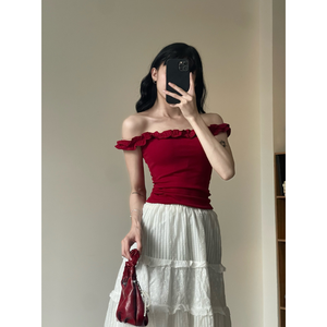 T-shirt pour femmes, best-seller, 100% coton, vêtements de mode pour femmes, étiquette personnalisée, crop top en coton extensible ajusté au corps - Product Image 1