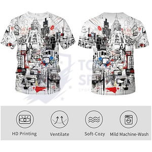 Soft Breathable Best Supplier Wholesale Rate Lightweight Comfortable Reasonable price High Quality Custom Logo <b>Men</b> Printed Shirt - Product Image 5