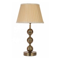 Lampe de table et lampadaire en métal sans abat-jour couleur laiton antique pour salon Table d'angle de chevet bureau d'étude lampe de table de bureau