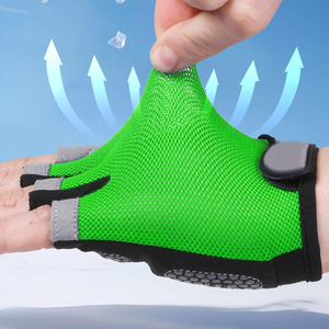 Guantes de Ciclismo de Verano con Logotipo Personalizado, Medios Dedos, Ligeros, de Secado Rápido, para Bicicleta de Interior y Senderismo al Aire Libre - Product Image 5