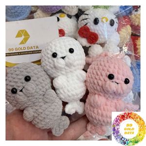 Poupées animales en fil faites à la main, figurines au crochet mignonnes, modèles lapin, ours, chat, chien pour la vente en gros et les marchés de cadeaux - Product Image 2