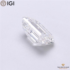 เพชรคุณภาพสูงทรงเอเมอรัลด์ ผลิตด้วยวิธี CVD พร้อมใบรับรอง IGI น้ำหนัก 1.00 กะรัต สี E ความสะอาดระดับ VVS1 เหมาะสำหรับแหวนแต่งงาน - Product Image 6