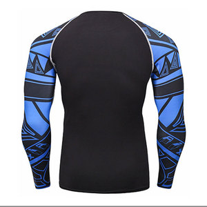 Camiseta Deportiva de Compresión para Hombre, de Secado Rápido, Transpirable, Lisa, Sublimada, para Gimnasio y Running - Product Image 6