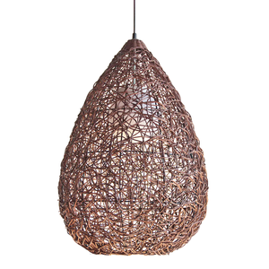 Lámpara Colgante de Bambú y Ratán de la Mejor Calidad, Lámpara Tejida a Mano para Diseño Hotelero - Product Image 1