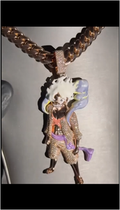 CONCEPTION Colgante Personalizado con Imagen 3D, Estilo Hip Hop, Completamente Cubierto de Diamantes de Moissanita S925, Colgante de Esmalte para Fiesta - Product Image 2