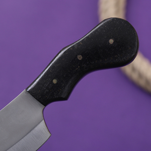 Cuchillo Nórdico de Acero Inoxidable con Hoja Fija Tipo Drop Point, Mango de Micarta, Personalizado OEM, Hoja Entera, Grado Industrial - Product Image 5