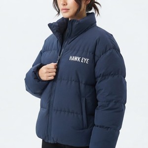 Chaqueta Acolchada de Invierno Personalizada para Mujer, Abrigo Cálido con Cierre Completo, Corte Regular, Fabricante de Ropa OEM ODM - Product Image 1
