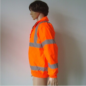 Veste de travail réfléchissante pour homme, en tissu imperméable de qualité supérieure, avec logo personnalisé imprimé, vente en gros 2026 - Product Image 6