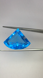 Topacio Azul Suizo Natural, Corte Elegante, Calidad AAA, Brillo Superior, Perfecto para Joyería, Precio Económico - Product Image 6