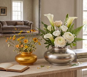 Fancy Hot Large Floor <b>Vases</b> <b>Stands</b> Tall Wedding Metal Flower <b>Vase</b> Gold Antique Cast Iron Handmade Brass Luxury Christmas Space - Product Image 1