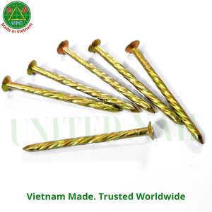 Clavos de Acero Amarillos de 2.06x35mm para Construcción con Cabeza de Tornillo, Provenientes de Vietnam |   Clavos sueltos con revestimiento amarillo - Product Image 4