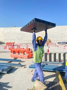 Panel de Encofrado Modular de Plástico ABS para la Construcción de Losas de Hormigón, Sistema de Encofrado Ligero y Reutilizable, Más de 100 Usos - Product Image 1