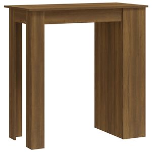 Mesa de Bar Mediana de Madera de Roble Sintético Marrón, Diseño Moderno para Cocinas y Salas de Estar - Product Image 2