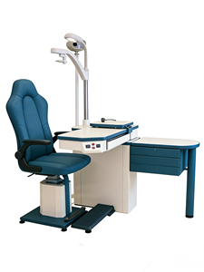 Unidad de Optometría Eléctrica de Alta Calidad con Plataforma Grande, Soporte de Examen con Brazo Foróptero Eléctrico, Asiento Acolchado y Cajón <span class=keywords><strong>para</strong></span> Ópticas - Product Image 4