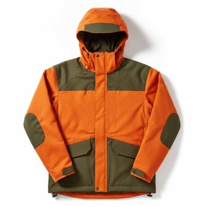 Veste softshell bleu marine et gris pour homme, imprimé léopard, fermeture éclair intégrale, anti-humidité, coupe-vent, poches latérales, vêtements de chasse - Product Image 4
