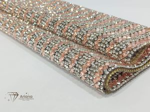 Tela de Malla de Cristal Negro con Diamantes de Imitación Premium para Vestidos de Novia, Prendas, Manualidades, Bolsos y Accesorios de Moda - Product Image 4