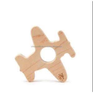 Anillos para Servilletas de Madera con Forma de Avión |   Modernos Portavasos Ecológicos Hechos a Mano Inspirados en la Aviación para Decoración de Comedor con Temática de Viajes - Product Image 1