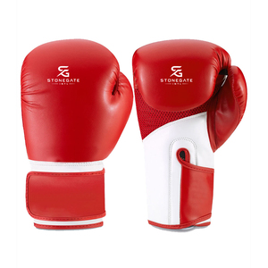 Gants de boxe en cuir de haute qualité, logo personnalisable, couleur au choix, sangle de poignet réglable pour l'entraînement et le sparring 2026 - Product Image 5