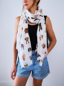 ผ้าพันคอไหมพิมพ์ลายแฟชั่นทันสมัย ดีไซน์เก๋ ผ้าคลุมศีรษะแบบฮิญาบ ผ้าพันคอเนื้อนุ่มสำหรับผู้หญิง ขายปลีก-ขายส่ง - Product Image 5