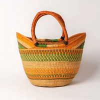 Panier de rangement en jonc de mer fait main et durable, personnalisable, multifonctionnel, décoratif, design classique/moderne sur mesure