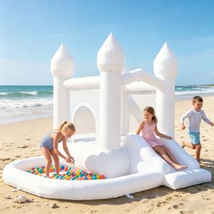 Casa Gonfiabile in PVC per Interni ed Esterni, Parco Giochi con Trampolino, Asilo Nido, Casa Giochi Residenziale, Parco Avventura per Casa e Giardino - Product Image 3
