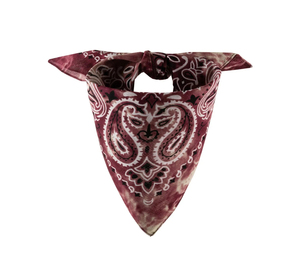 Wholesale In-Stock Custom Ethnic Bandanas Printed Black Cotton Silk Polyester Bandana Scarf with Logo with OEM ODM Service - Product Image 1