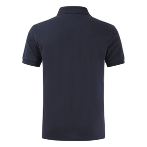 Chemise à col roulé en tricot à manches courtes pour homme, couleur unie, coupe classique, style décontracté, teinture unie, 100% coton, anti-rides - Product Image 2