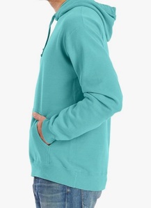 Sweat à capuche homme 100 % coton de haute qualité, coupe oversize délavée à l'acide, style streetwear ajusté avec motif uni, essentiel pour l'hiver - Product Image 4