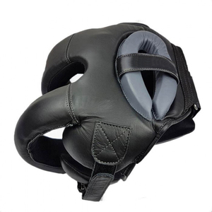 Custom Leather PU Boxing <b>Head</b> Guard OEM Supplier Martial Arts Protective Gear Wholesale - Product Image 3