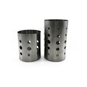 Kitchen Cooking <b>Utensil</b> Organizers Stainless Steel <b>Utensil</b> <b>Holder</b> <b>with</b> Drain Holes Drying Rack Cylinder Dryer - Product Image 2