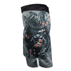 Pantalones Cortos de MMA de Cintura Alta con Cordón Ajustable, de Secado Rápido, Transpirables, Estampados, 100% Poliéster, 180g, Calidad Premium, Ropa de Artes Marciales en Oferta - Product Image 3