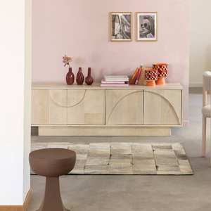 Meuble TV en bois de manguier blanchi Vandana Cresta Sierra - Product Image 5