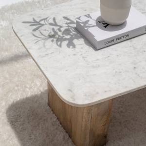Table basse en marbre Vandana Astra Merino pour salon moderne et intérieurs contemporains - Product Image 2