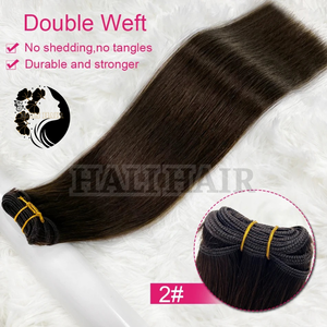 100% Remy Vietnamien Extensions de Cheveux Humains Super Double Dessiné Simple Trame Coupe Droite Haute Qualité Soyeux Pas De Perte Vietnam - Product Image 3
