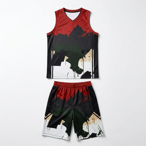 Conjunto de Pantalones Cortos y Camiseta de Baloncesto Sublimados Directo de Fábrica - Product Image 4