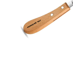 Juego de 2 cuchillos para pezuñas de 8.5 pulgadas, para zurdos y diestros, de acero inoxidable, con mangos de madera, para el cuidado de ganado, ovejas y caballos - Product Image 6