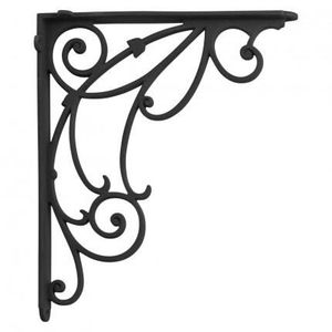<b>Wall</b> Mounted Iron Shelf Bracket Strong Metal Support for <b>Floating</b> <b>Shelves</b> Home Office Kitchen Storage Display - Product Image 2