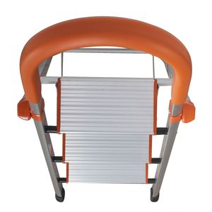 330 Lbs Load Capacity <b>Folding</b> Platform Stool Non-Slip 3-<b>Step</b> Aluminum XH <b>Ladder</b> - Product Image 5