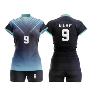 Camiseta de Voleibol Personalizada para Mujer, 100% Poliéster, Transpirable, de Secado Rápido, Impresión por Sublimación Completa, Uniformes para Equipos de Todas las Temporadas - Product Image 5