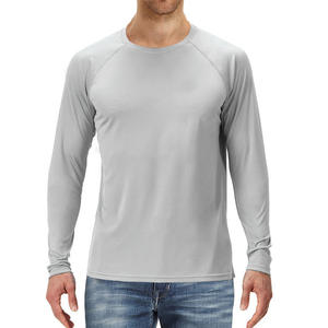 เสื้อยืดแขนยาวกีฬาแบบแห้งเร็วทรงเข้ารูป เสื้อยืดแขนยาวออกกำลังกายแบบสั่งทำสำหรับผู้ชาย เสื้อยืดแขนยาวลายสั่งทำ - Product Image 1