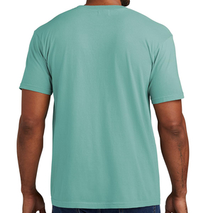 เสื้อยืดผู้ชายผ้าฝ้าย 100% ทุกขนาด พิมพ์ลายได้ตามต้องการ เสื้อยืดคอกลมลำลองยอดนิยมสำหรับผู้ชาย MOQ ต่ำ ผลิตในปากีสถาน - Product Image 4