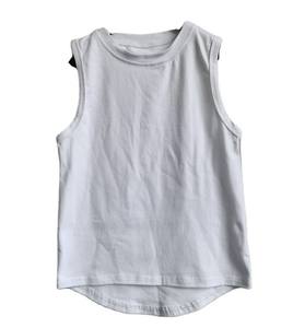 Camiseta sin mangas holgada con dobladillo curvo para bebés, niños y niñas, estilo casual de verano - Product Image 2
