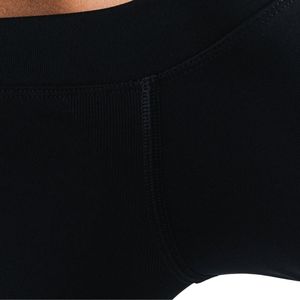 Black <b>Womens</b> Seamless Long Sleeve Crop <b>Top</b> <b>Compression</b> Gym Shirt Fitness Yoga Workout Activewear Stretch Athletic Training - Product Image 6