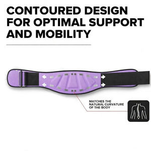 Cinturón de levantamiento de pesas de neopreno más resistente, cómodo y ligero, para estabilidad del torso, ideal para peso muerto y CrossFit. - Product Image 3