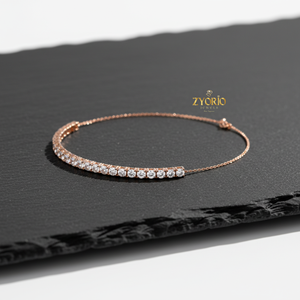 Bracelet tennis classique en diamants de laboratoire, plaqué argent sterling, élégant, luxueux, bijoux fins, cadeau pour femme, fête, mariage - Product Image 3