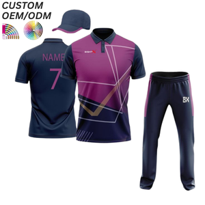 Ropa de Entrenamiento de Cricket, Uniforme Deportivo Personalizado para Equipos, Jersey Impreso, Transpirable, de Secado Rápido, Soporte OEM ODM para Venta al Por Mayor - Product Image 1